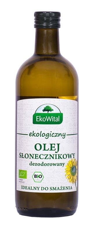 Olej Słonecznikowy do Smażenia BIO 1L - EkoWital