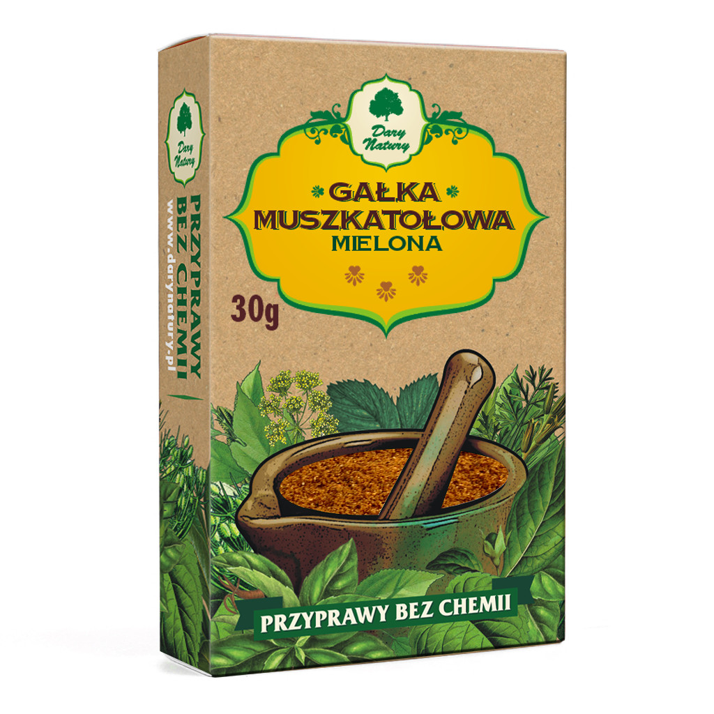 Gałka Muszkatołowa Mielona 30g - Dary Natury