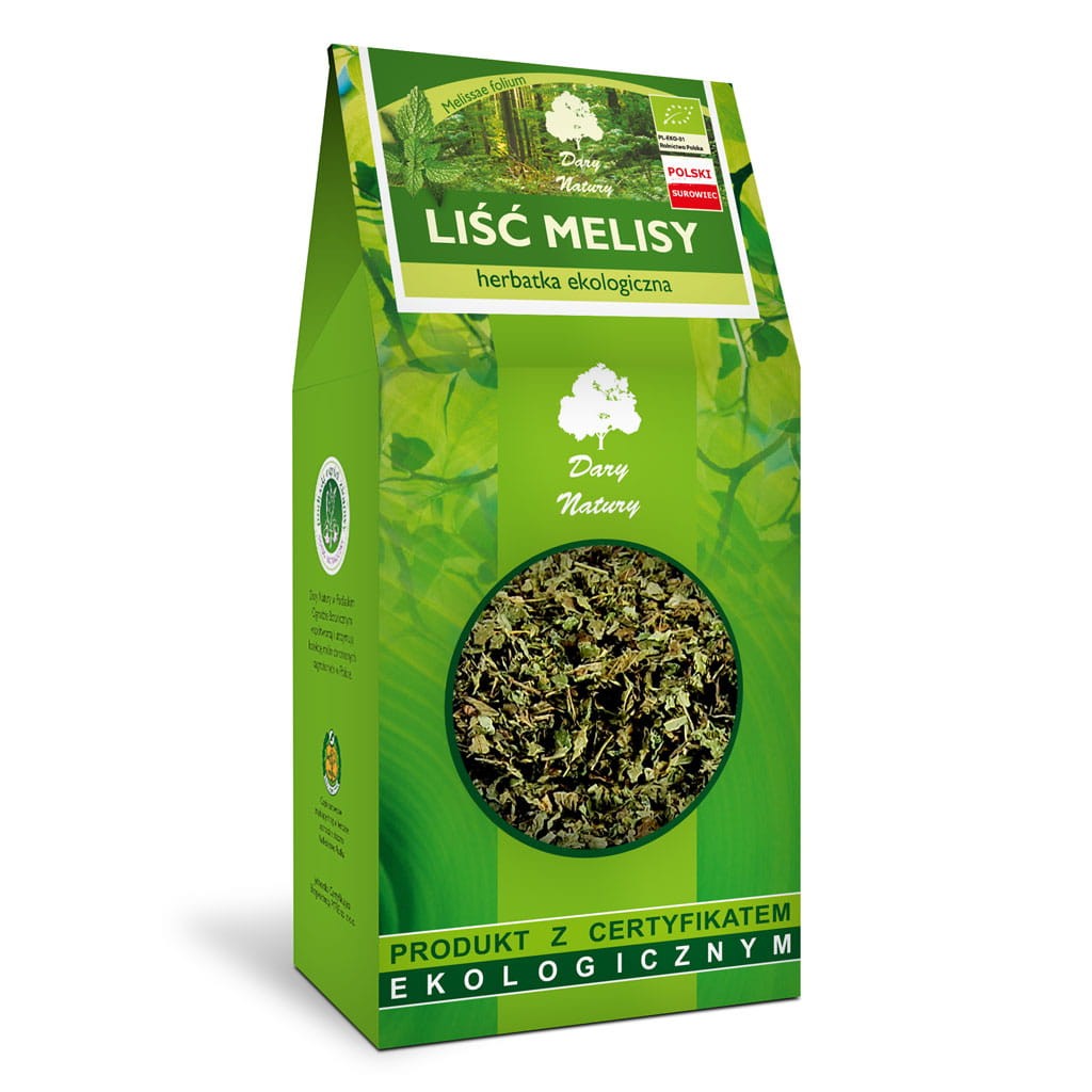 Herbatka Liść Melisy BIO 100g - Dary Natury
