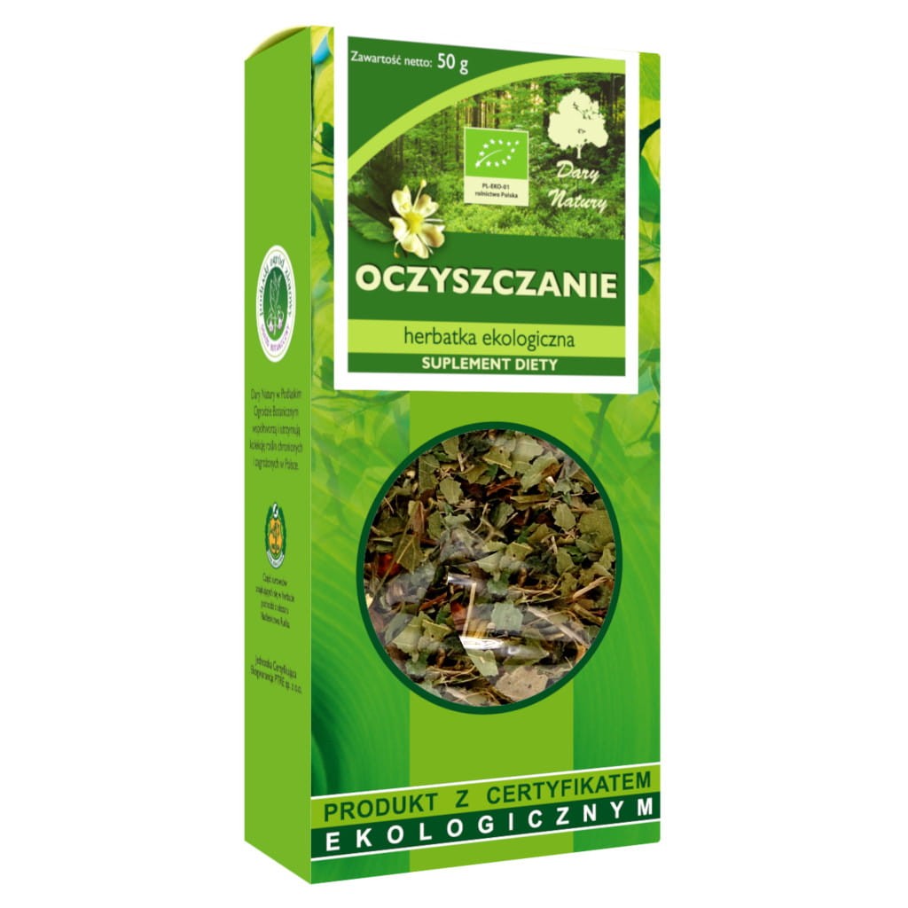 Herbatka Oczyszczanie BIO 50g - Dary Natury
