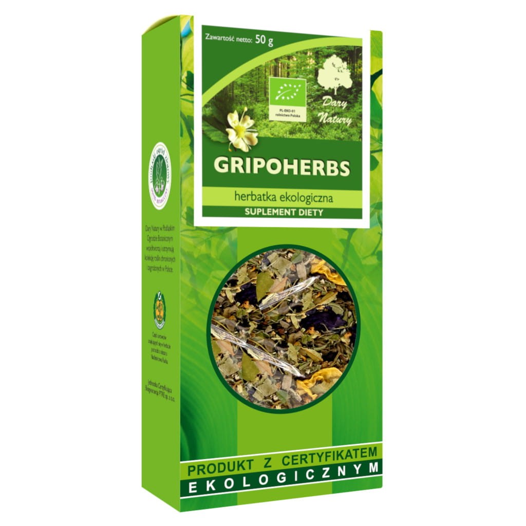 Herbatka Gripoherbs BIO 50g - Dary Natury