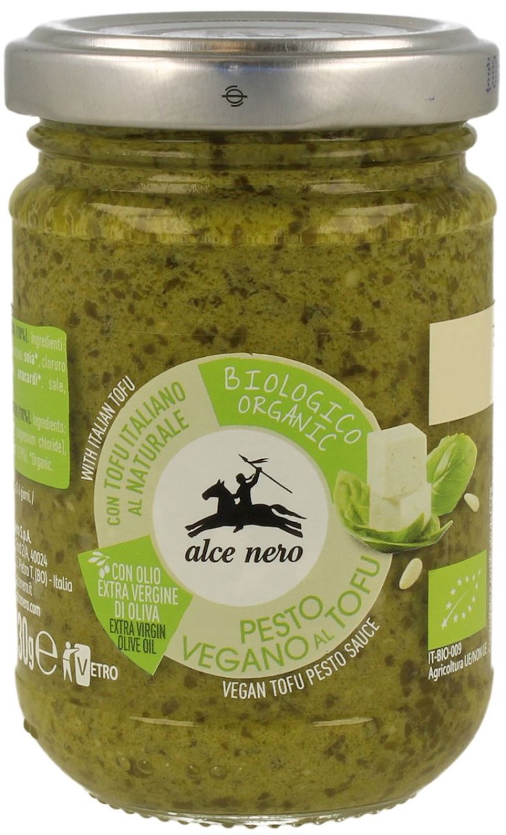 Pesto Bazyliowe z Tofu Wegańskie BIO 130g - Alce Nero