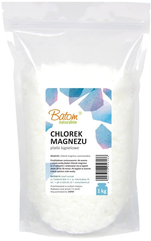 Płatki Kapielowe Chlorek Magnezu 1kg - Batom