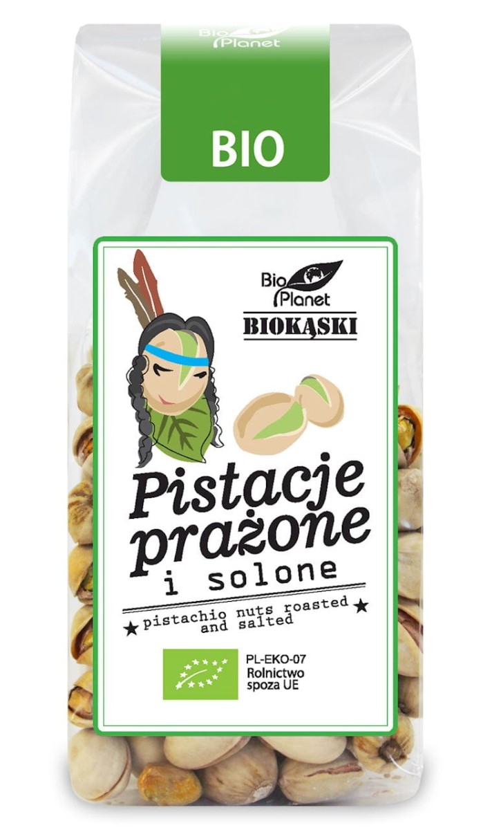 Pistacje Prażone i Solone BIO 100g - Bio Planet