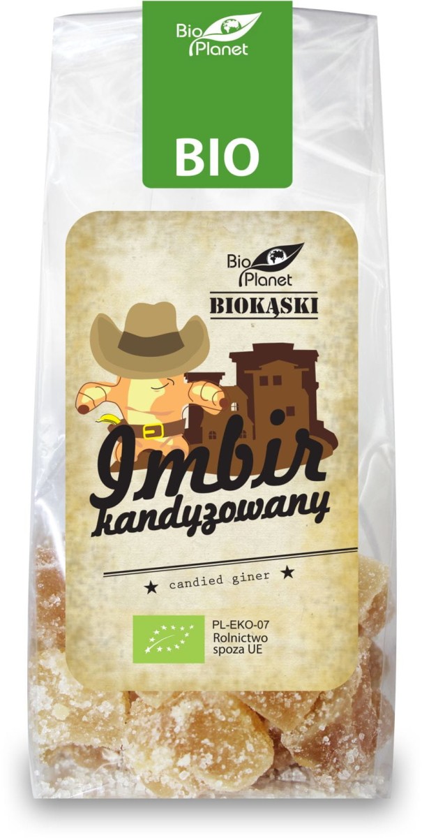 Imbir Kandyzowany BIO 100g - Bio Planet