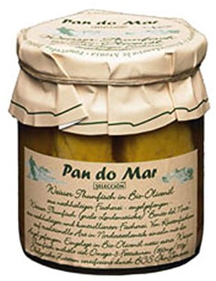 Tuńczyk Biały w Oliwie z Oliwek w Słoiku BIO 220g - Pan Do Mar