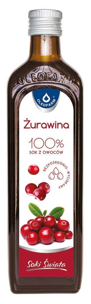 Sok z Żurawiny Żuravital 490ml - Oleofarm