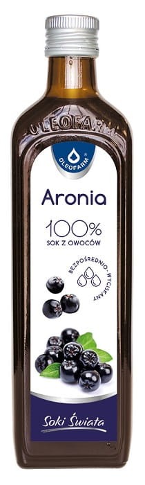 Sok z Aronii Aroniavital 100% 490ml - Oleofarm