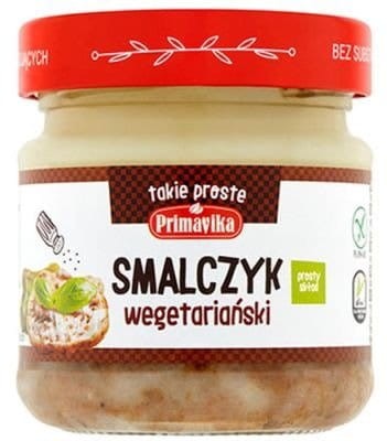 Smalczyk Wegetariański bezglutenowy 160g - Primavika