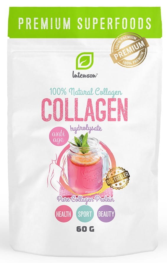 Kolagen Hydrolizat Białka Kolagenowego 60g - Intenson