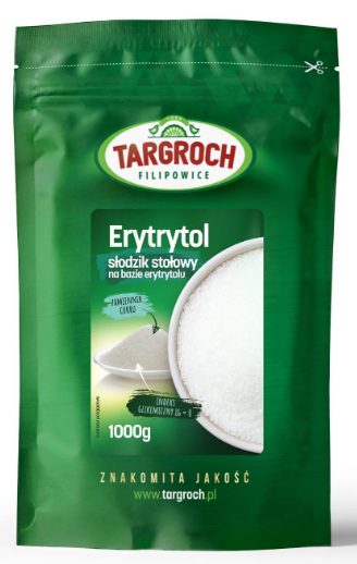 Erytrytol Naturalny Słodzik 1kg - Targroch