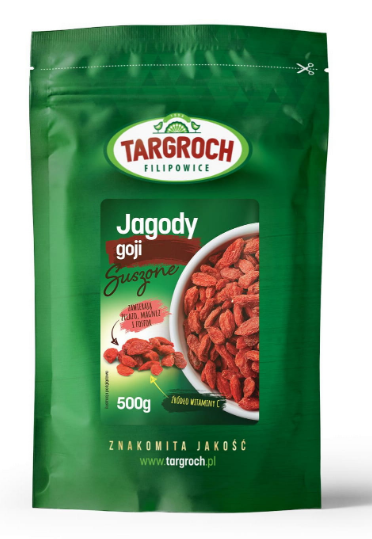 Jagody Goji Suszone 500g - Targroch