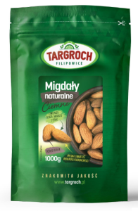 Migdały Naturalne Ciemne 1kg - Targroch