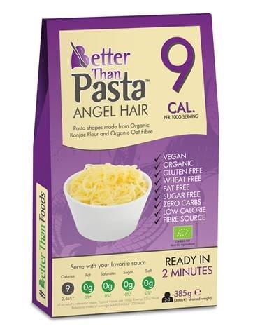 Makaron Konjac Angel Hair bezglutenowy BIO 350g - Better Than Foods