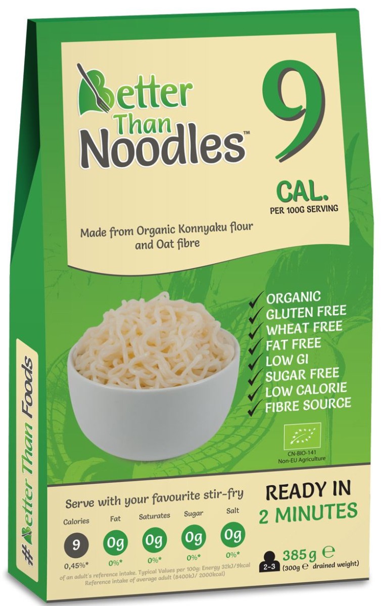Makaron Konjac Noodle bezglutenowy BIO 350g - Better Than Foods