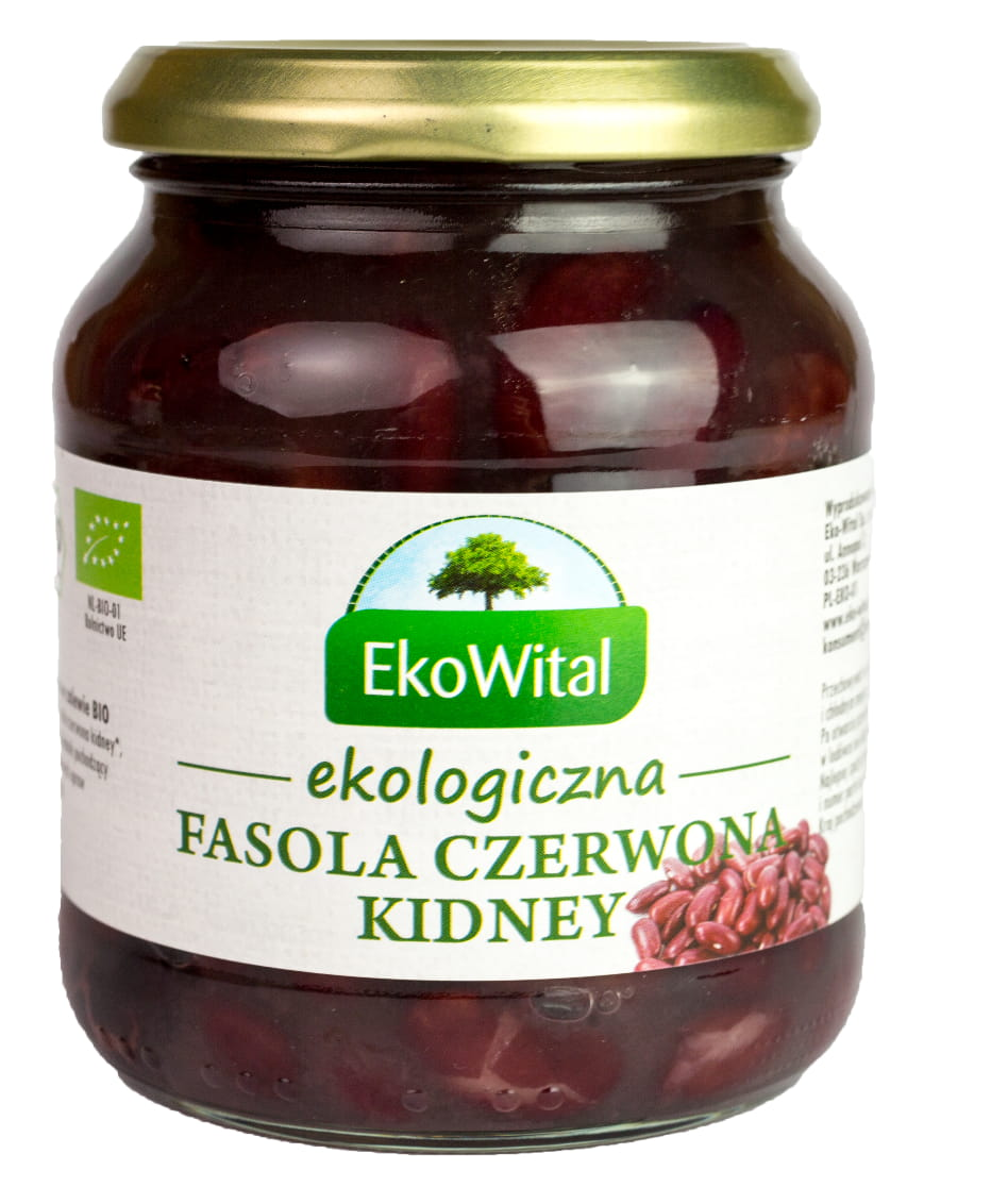 Fasola Czerwona Kidney w Zalewie BIO 360g - EkoWital
