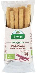 Pałeczki amarantusowe bezglutenowe BIO 50g - EkoWital