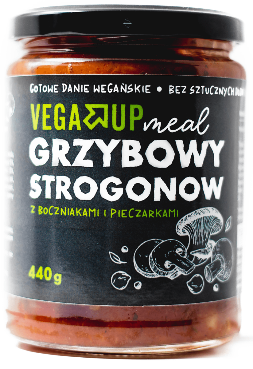 Strogonow Grzybowy z Boczniakami i Pieczarkami 440g - Vega Up