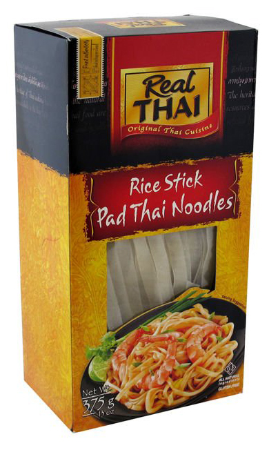 Makaron Ryżowy Wstążka 10mm Pad Thai 375g - Real Thai