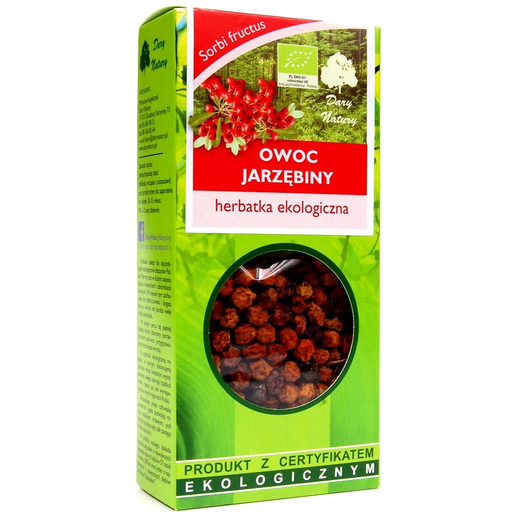 Herbatka Owoc Jarzębiny BIO 50g - Dary Natury