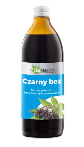 Sok z Czarnego Bzu 500ml - EkaMedica