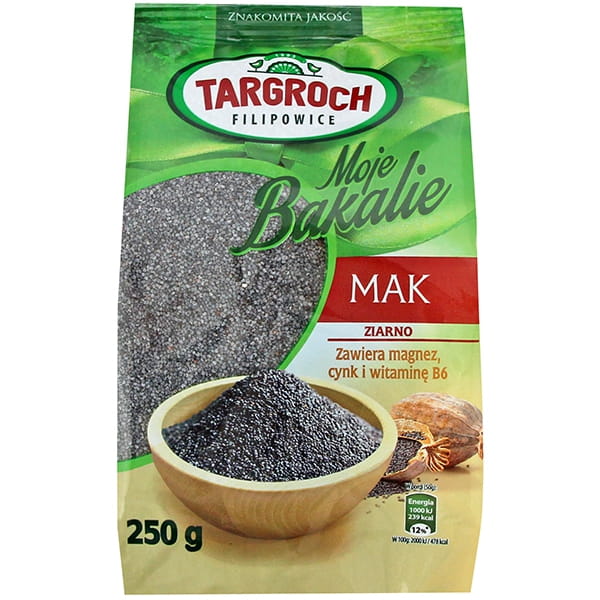 Mak Niebieski Ziarno 250g - Targroch