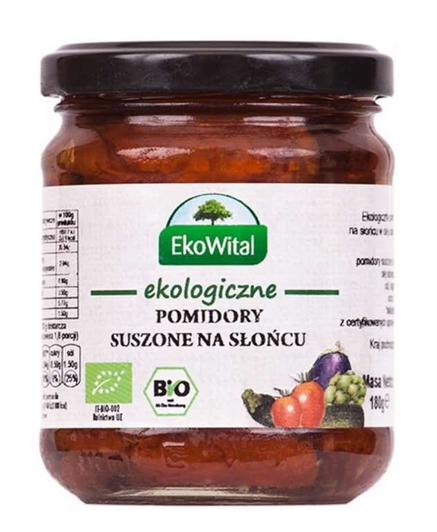 Pomidory Suszone na Słońcu w Oleju BIO 180g - EkoWital