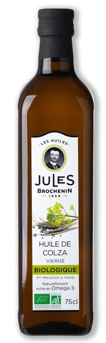 Olej Rzepakowy Omega 3 BIO 750ml - Jules Brochenin
