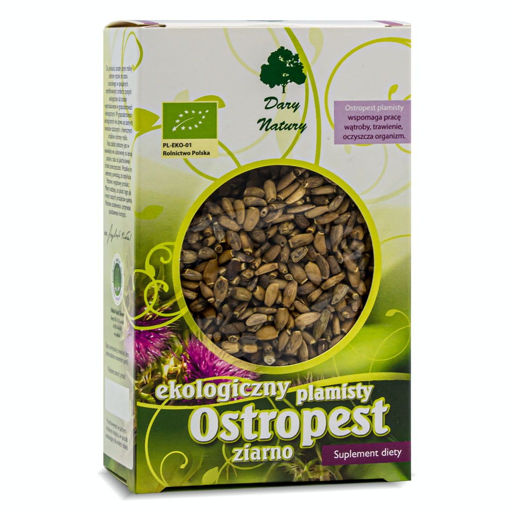 Ostropest Plamisty Ziarno BIO 100g - Dary Natury