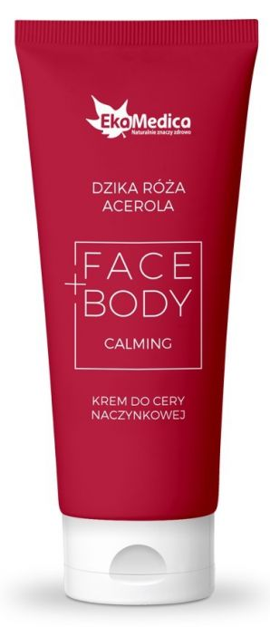 Krem do cery naczynkowej Face+Body Dzika Róża + Acerola 100 ml - EkaMedica