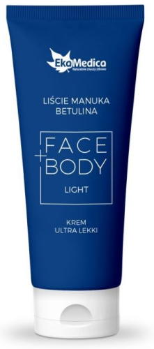 Крем для лица и тела EkaMedica Face+Body ультралёгкий, с листьями мануки и бетулином, 100 мл