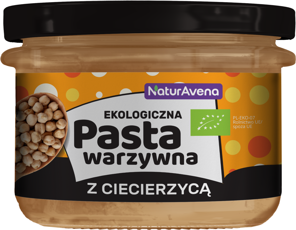 Pasta Warzywna z Ciecierzycą BIO 185g - NaturAvena