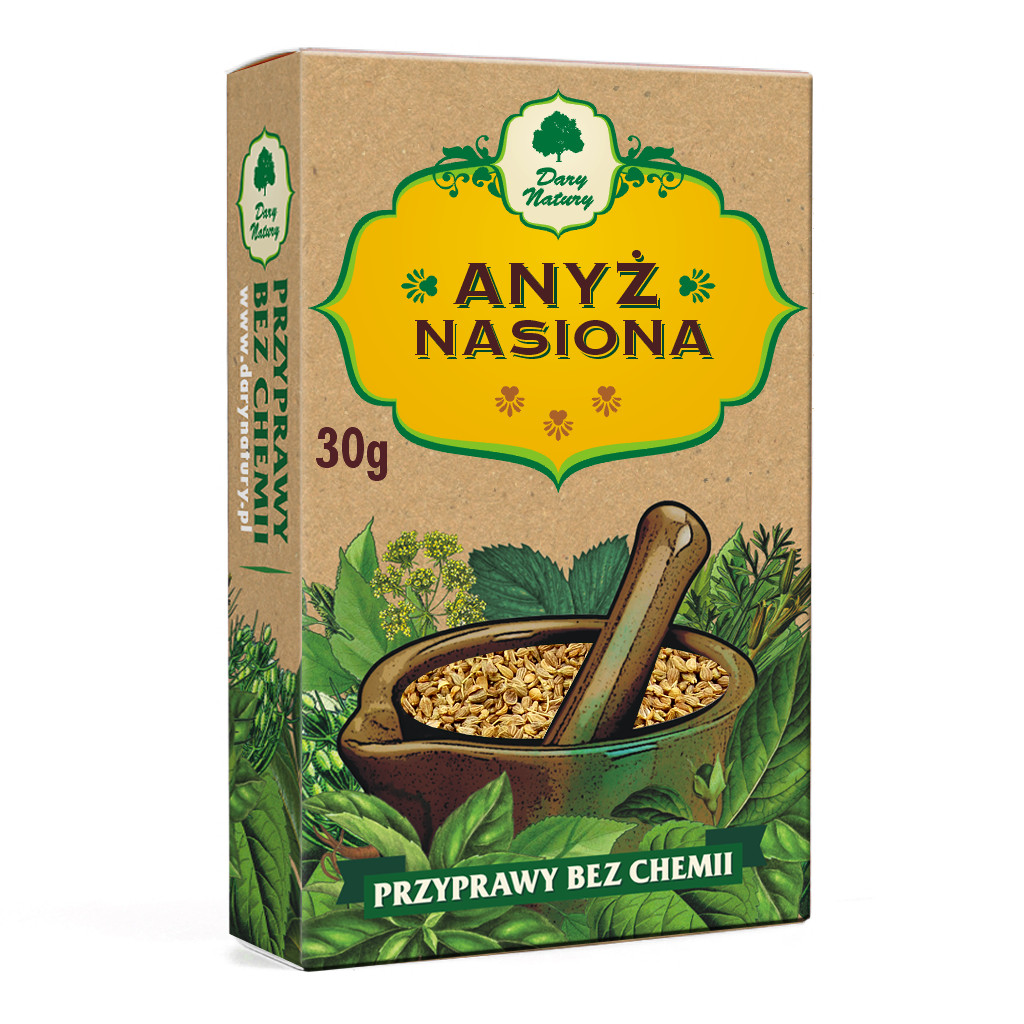 Anyż Nasiona kartonik 30g - Dary Natury