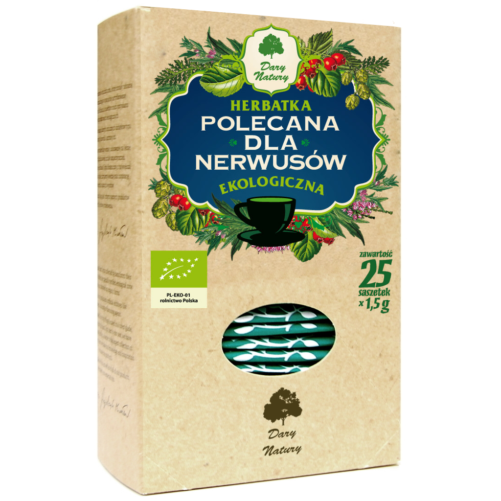 Herbatka dla Nerwusów BIO 38g - Dary Natury