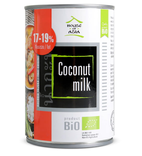 Mleczko Kokosowe 17-19% BIO 400ml - House of Asia