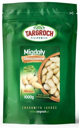 Migdały Blanszowane 1kg - Targroch