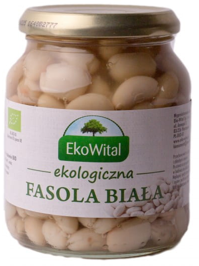Fasola Biała w zalewie BIO 240g - EkoWital