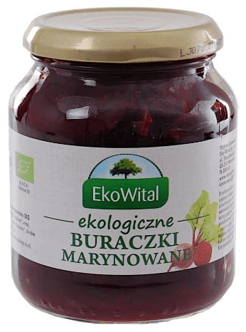 Buraczki Marynowane BIO 340g - EkoWital