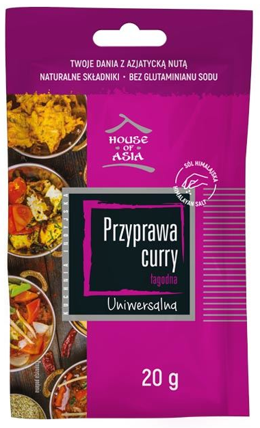 Przyprawa Curry Łagodne 20g - House of Asia