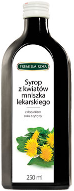 Syrop z Kwiatów Mniszka Lekarskiego 250ml - Premium Rosa