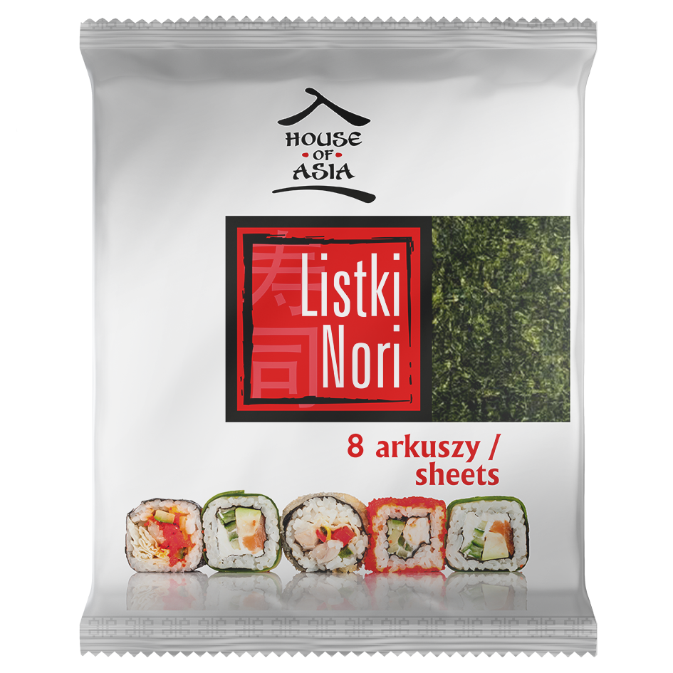 Premium Liście Alg Morskich 8 sztuk 18g - House of Asia