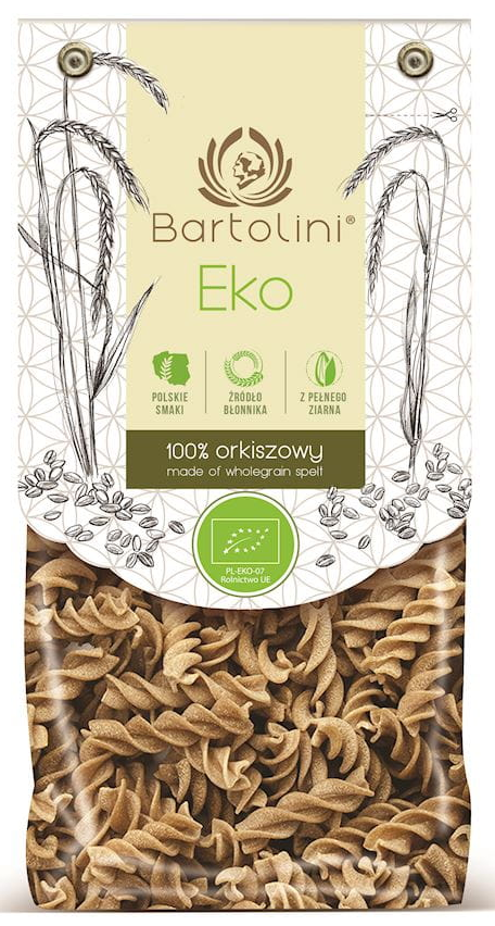 Makaron Orkiszowy Świderek BIO 250g - Bartolini
