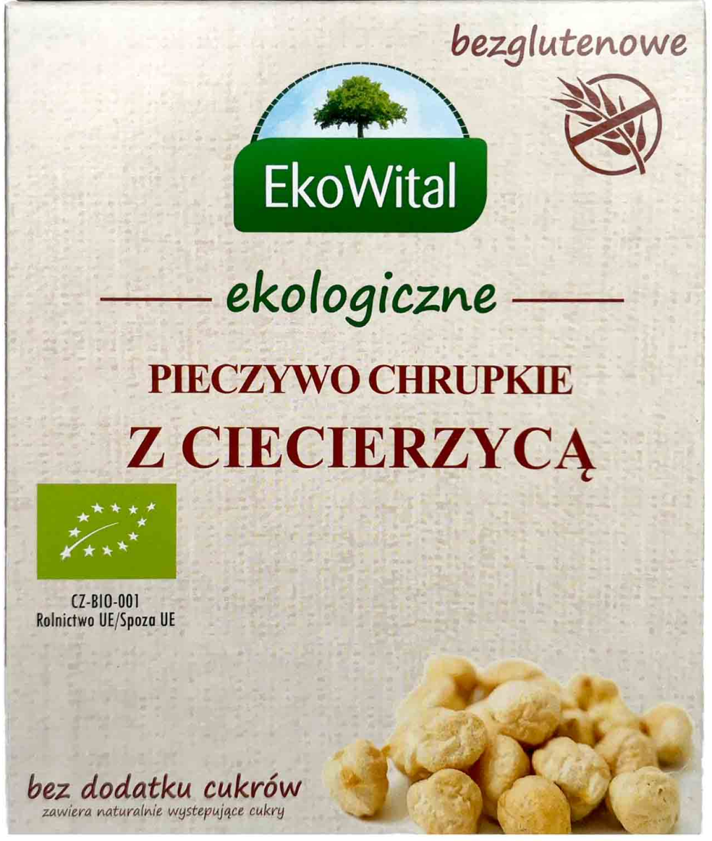Pieczywo Chrupkie z Ciecierzycą bezglutenowe BIO 100g - EkoWital