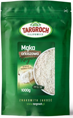 Mąka Orkiszowa Razowa 1kg - Targroch