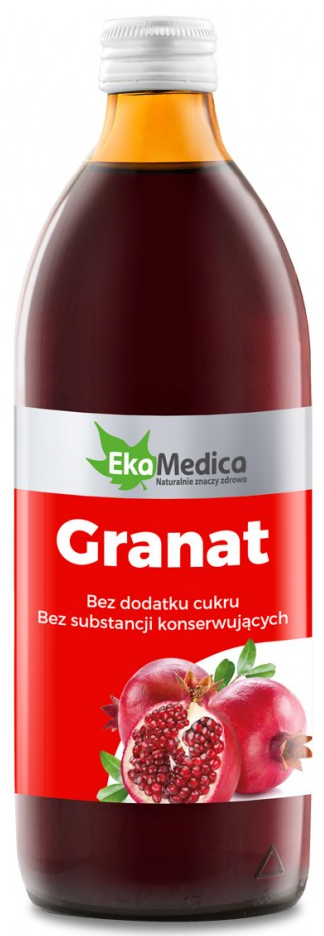 Sok Granat Suplement Diety 500ml - EkaMedica