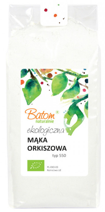 Mąka Orkiszowa Biała Drobna BIO 500g - Batom