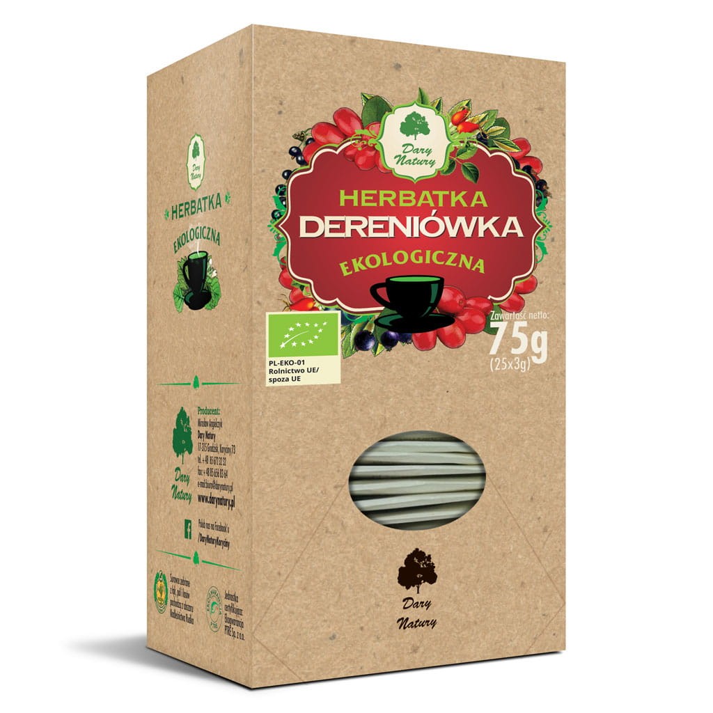 Herbatka Dereniówka BIO 75g - Dary Natury