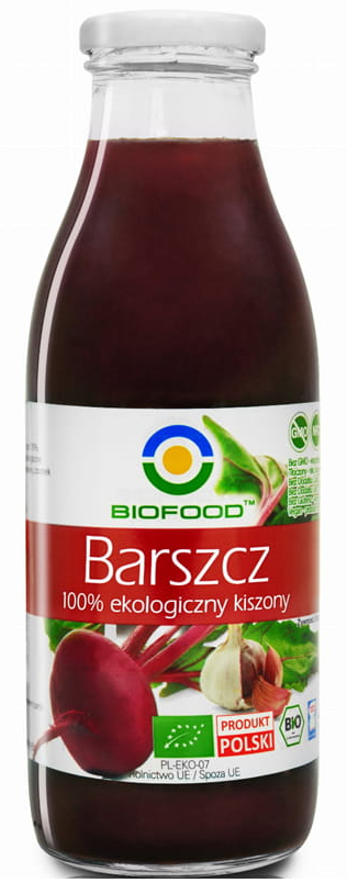 Barszcz z buraków kiszonych BIO 500ml - Bio Food