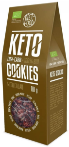Ciasteczka Keto Cookies z Kakao BIO 80g - Diet Food
