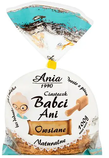 Ciasteczka Owsiane Naturalne 100g - Ania